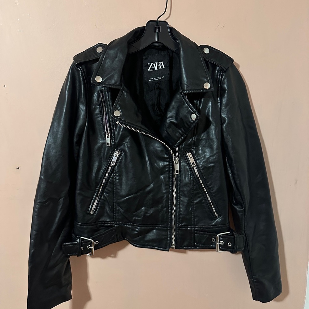 Black leather Jacket